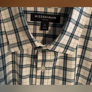 Mizzen + Main Leeward performance dress shirt size X-Large trim fit